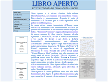 Tablet Screenshot of libroaperto.it